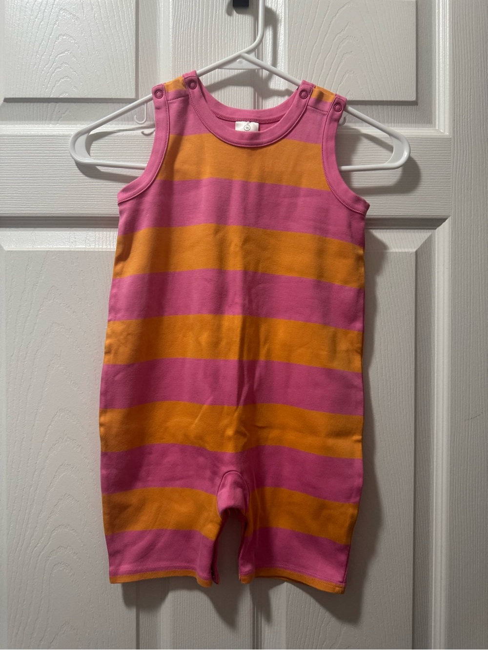 Hanna Andersson Pink and Orange Striped Tee
